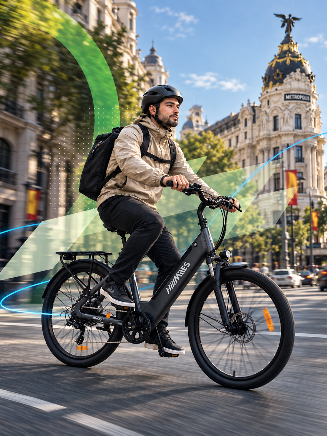 Bicicleta eléctrica HillMiles MileCity 1 en Madrid